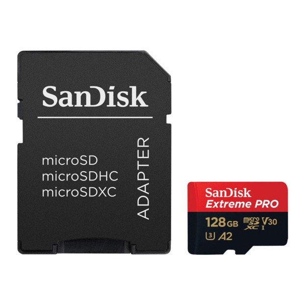 Sandisk MicroSDXC Extreme Pro 128GB 170MB/s A2