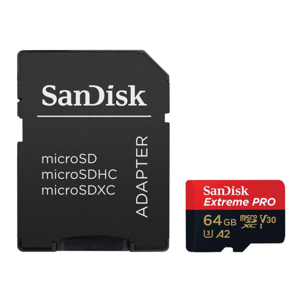 Sandisk MicroSDXC Extreme Pro 64GB 170MB/s A2