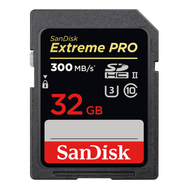 Sandisk SDHC Extreme Pro 32GB 300MB/s UHS-II