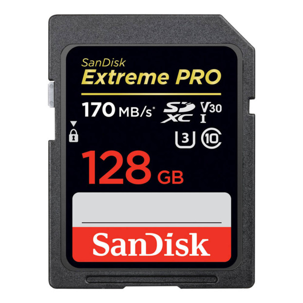 Sandisk SDXC Extreme Pro 128GB 170MB/s