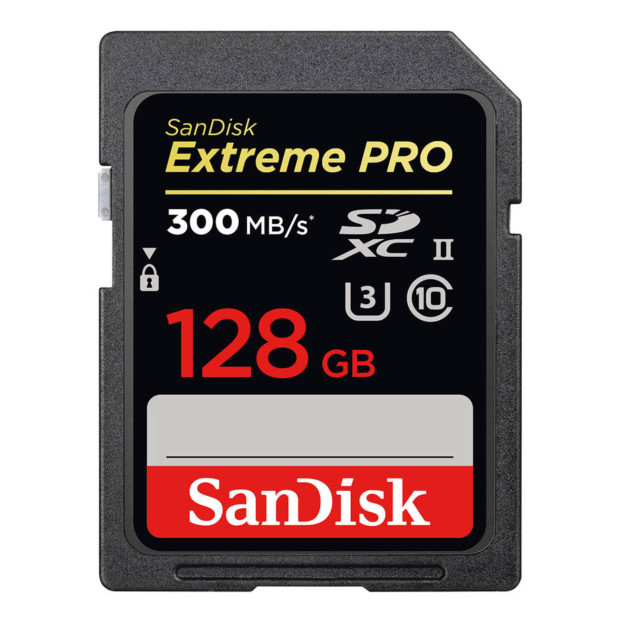 Sandisk SDXC Extreme Pro 128GB 300MB/s UHS-II