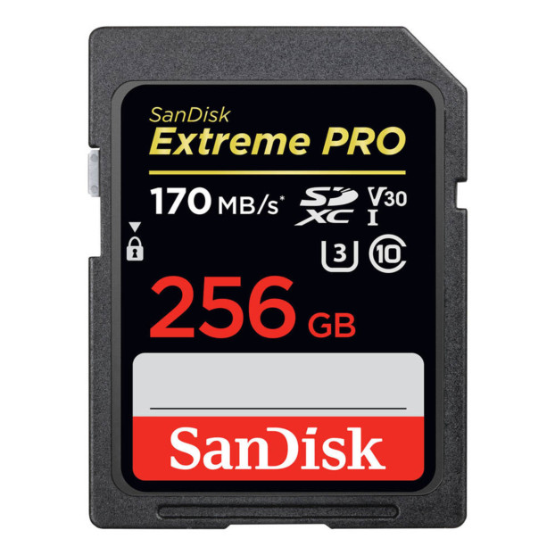 Sandisk SDXC Extreme Pro 256GB 170MB/s