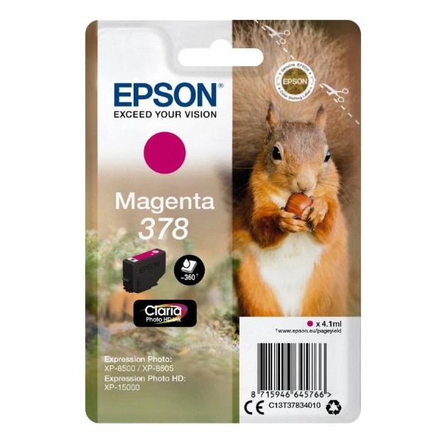 Epson 378 Claria Photo HD inktpatroon | Magenta