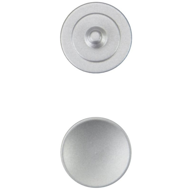 Caruba Soft Release Button zilver