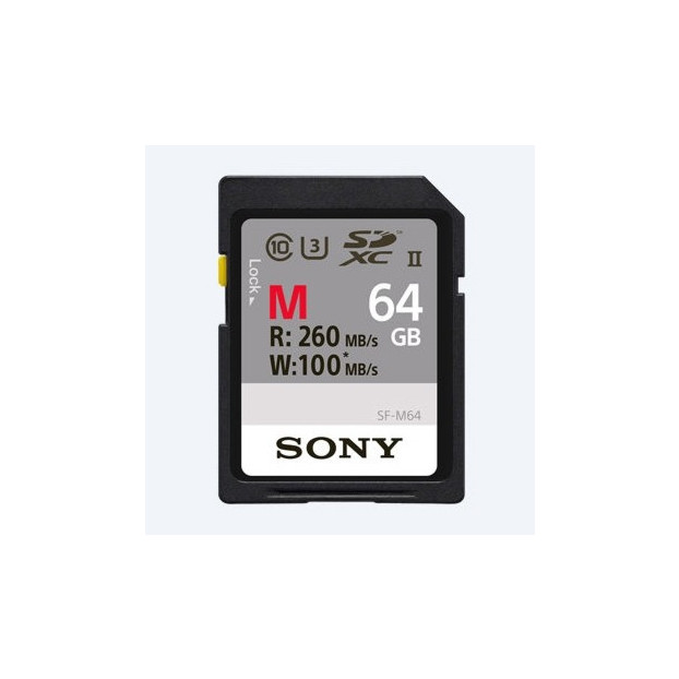 Sony SFM 64GB SDXC UHS-II U3 Geheugenkaart  R260 W100