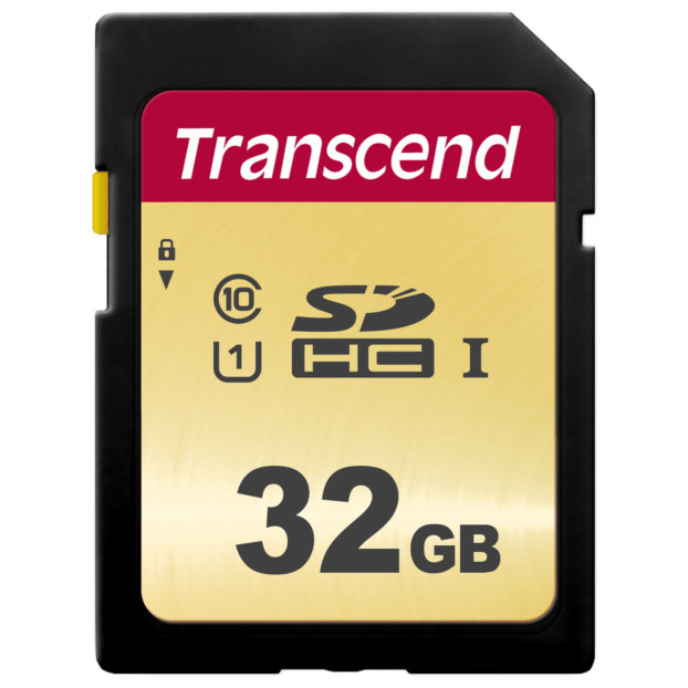 Transcend 32GB SDHC-Card 500S UHS-I U1 V10 95/60MB/s