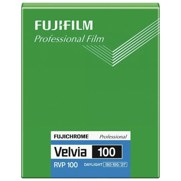 Fujifilm Velvia ISO 100 vlakfilm 4x5" | 20 sheets