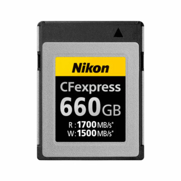 Nikon 660GB CFexpress Type B 1700MB/s geheugenkaart 