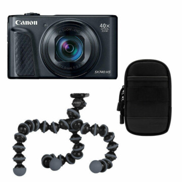 Canon PowerShot SX740 HS zwart Lite Edition Travel Kit