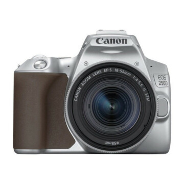Canon EOS 250D Body Zilver + 18-55mm IS STM Zilver