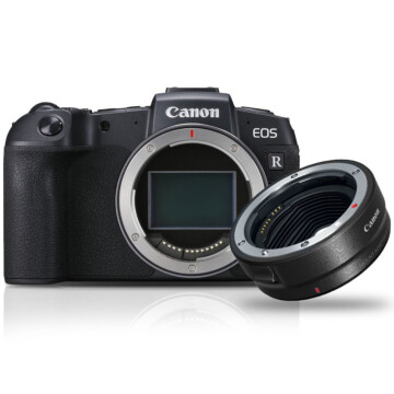 Canon EOS RP + adapter