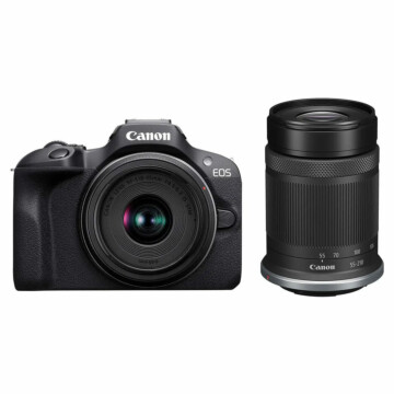 Canon R100 + RF-S 18-45mm IS STM + RF 55-210mm IS STM 