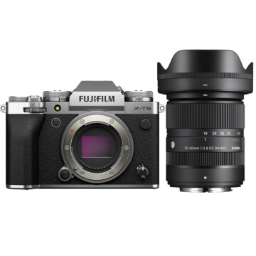 Fujifilm X-T5 zilver + Sigma 18-50mm f/2.8 DC DN Contemporary 