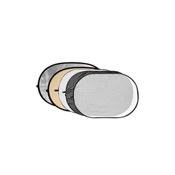 Godox Reflectiescherm 5 in 1 Soft Gold, Silver, Black, White, Translucent 120X180cm