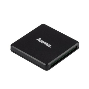 Hama USB 3.0 Multi Card Reader, SD/MICROSD/CF, Zwart