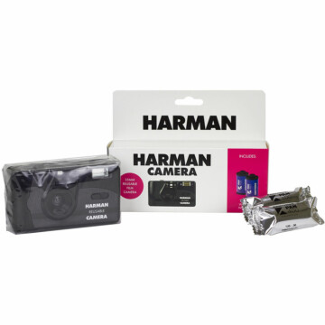 Harman Reusable Analoge Camera + 2 Kentmere Pan 400 flims