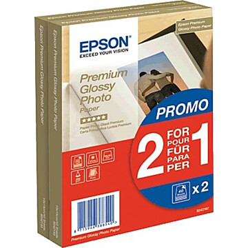 Epson Premium Glossy Fotopapier 10x15 cm | 2x 40 vel