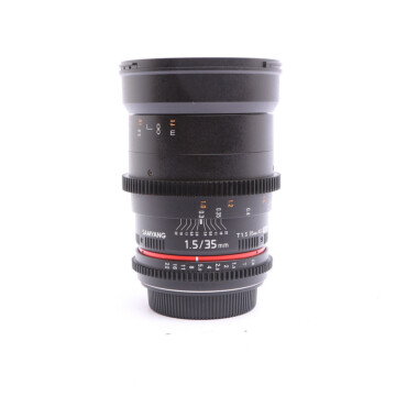 Tweedehands Samyang 35mm T1.5 AS UMC II Cine VDSLR Lens Canon Occasion M2620