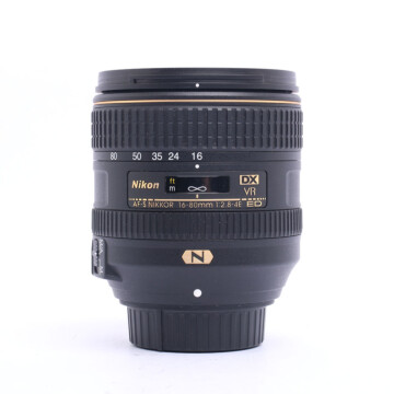 Tweedehands Nikon AF-S Nikkor 16-80mm f2.8-4.6E ED VR DX Occasion M2658
