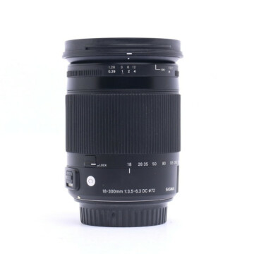 Tweedehands Sigma 18-300mm f/3.5-6.3 DC Macro Contemporary Canon EF-S Occasion M4255