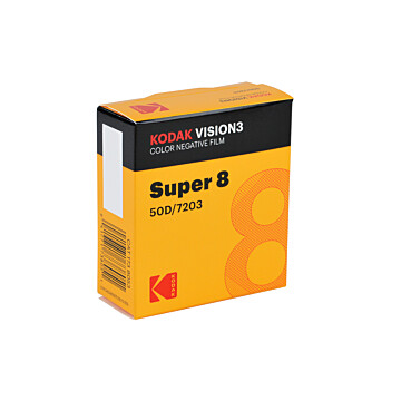 Kodak Vision3 Super 8 50D/7203 Color Negative Film
