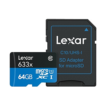 Lexar microSDXC High-Performance UHS-I 633x 64GB