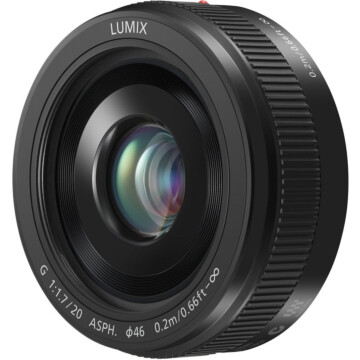 Panasonic Lumix G 20mm f/1.7 II Asph. zwart