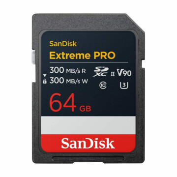 SanDisk Extreme PRO SDXC V90 - 64GB