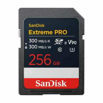 SanDisk Extreme PRO SDXC V90 - 256GB
