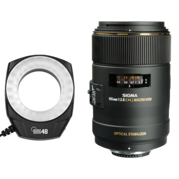 Sigma 105mm Macro + Godox Ring 48