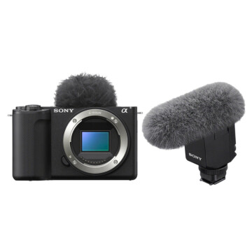 Sony ZV-E10 II + Sony ECM-B10  Shotgun-Microfoon