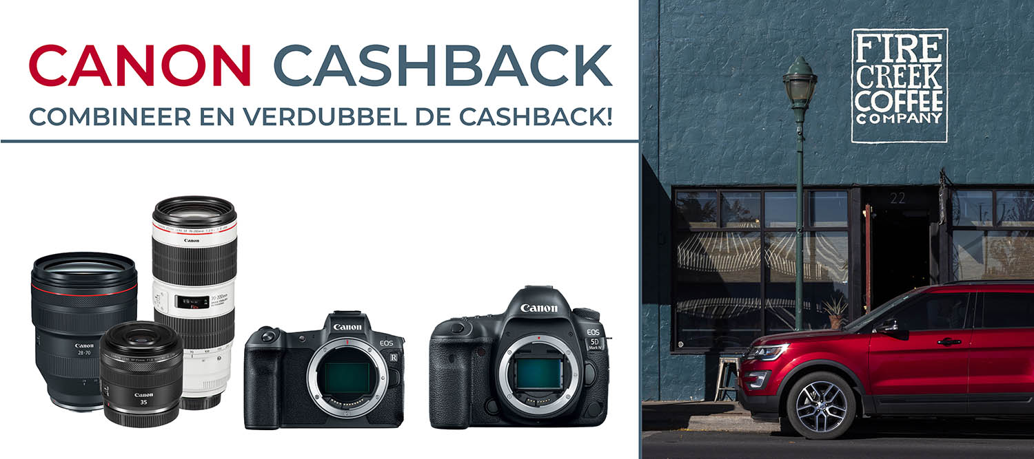 Canon Cashback Actie